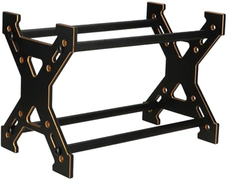 Ronyme RC-Auto-Reifenständer, tragbar, Metall, langlebig, leicht, abnehmbar, für 1:24 1:18 Hobby-Modellauto, ferngesteuertes Auto, Kletterauto, Gold