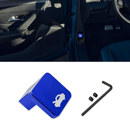 deemars Motorhaubenentriegelungsgriff, Motorhaubenverriegelung Montage, Haubenverriegelungsgriff Kabelreparatursatz Kompatibel mit Honda Civic 96-11, CR-V 97-06, Element 03-11 (Blau)