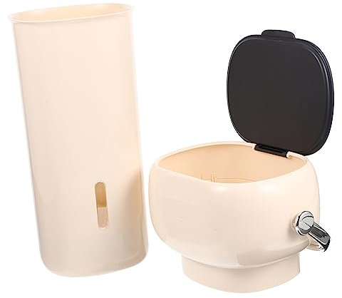 MAGICLULU Taza De Papel Caja De Almacenamiento Dispensador De Tazas Taza De Papel Estante De Almacenamiento Enfriador De Agua Dispensador Cuarto De Baño Dispensador De Taza Montado En La