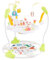 GYMAX Baby Jumperoo Activity Center, Baby Jumpers with 3 Adjustable Heights, Seat Cushion, Foot Pad, Developmental Toys, Music, Lights & Sounds, Toddler Bouncer for 6 Months+ (Yellow)