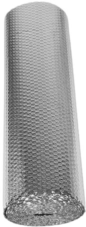 ANDRESLAD Aluminum Foil Bubble Insulation Film Radiator Insulation Foil for Winter Camper Skirting Roll