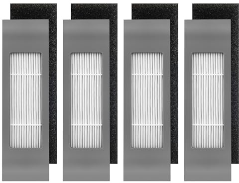 4 Stück N10 HEPA Filter für Staubsauger Roboter Ecovacs Deebot OZMO N10 N10 Plus T5 T9/ T9+ T8/T8+/T8 AIVI/T8 AIVI+/T8 MAX ozmo 920 950 N5 N7 N8 N8+ N8 Pro Plus DX55 DX93 DJ65