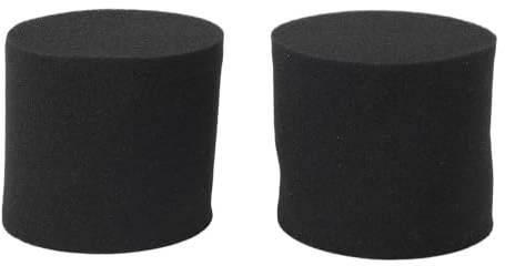 Bonbela 2PCS Foam Loudspeaker Port Bungs Speaker Port Tube Foam Reduce Standing Wave Bass Air Port Sponge Plugs for Speaker Cabinet Port Tube 90mm Dia 80mm Height
