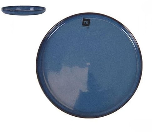 la mediterranea Chester Blue - Plato de postre (19,6 cm)