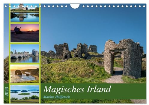 Magisches Irland 2026 (Wandkalender 2026 DIN A4 quer), CALVENDO Monatskalender: Fotografien aus Irland von Markus Helfferich (CALVENDO Orte)