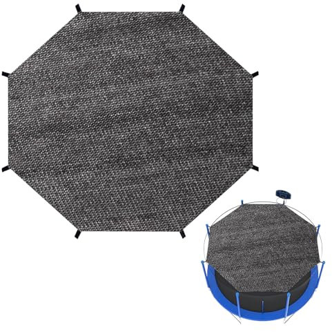 BafanglaiUK Trampolin Sonnenschutz Abdeckung, 305 366 427cm Trampolin Sonnenschutznetz, 8 Stangen Sonnenschutz Zelt Abdeckung, Für Geburtstagsfeiern, Picknicks, Hinterhöfe, TrampolinZubehör