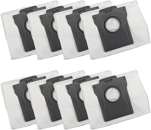 StarRing 4/8 sacchetti di ricambio per aspirapolvere Dreame D10 Plus Gen 2/L10s Plus, accessori per robot aspirapolvere, grande capacità, sacchetti filtro in tessuto non tessuto (8 pezzi)