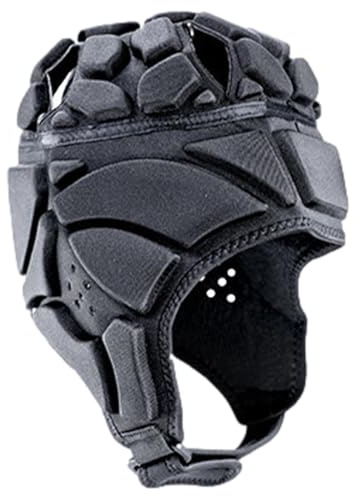 Caschi da rugby, protezione traspirante, casco da portiere da calcio per bambini, cappello da calcio con bandiera, comodo, regolabile, regalo per bambini e adulti giovani