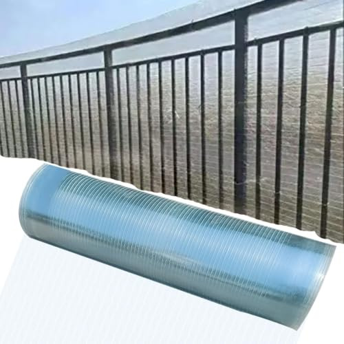 QSTGX Policarbonato Placas Transparente LáMina De Techo Transparente de Policarbonato Techos de Plástico Para Cerramientos Acristalados, Marquesinas, Balcones, Pérgolas Y Garajes(1.2x1m)
