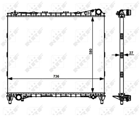 NRF 59174 Kühlmittel des Motor