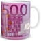 TRIOSK Tasse Geld Schein 500 Euro Banknote Euroschein Geldschein Geldgeschenk Geschenk Verpackung für Hochzeit Geburtstag
