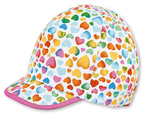 Sterntaler Berretto bebé con Visiera Cappellino, Bianco (Weiss 500), 47 Bimba