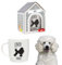 Splosh Precious Pets Mug Collection – Poodle, Grey and Black Ceramic Dog Mug with Pet Silhouette, Gift Boxed, Dishwasher Safe