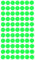 Klebepunkte Neon Grün 15 mm runde Etiketten – 1,5 cm Sticker 1540 Stück von Royal Green
