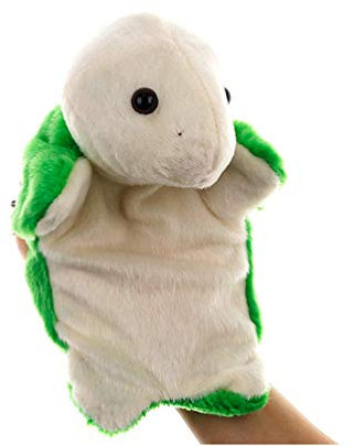 NUOBESTY 1stück Interaktive Handpuppe Schildkröte Aus Plüsch Lustiges Spielzeug Für Geschichtenerzählen Eltern-Junge Mädchen-interaktion Kreatives Spiel Für Junge Mädchen Und
