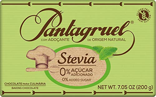 Pantagruel - Chocolat de Couverture Noir 70% - Sans sucre ajouté avec de la stevia, sans Gluten - Lot de 3 x 200gr Tablettes