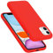 cadorabo Coque Compatible avec Apple iPhone 11, Étui Housse en Silicone- Coque pour iPhone 11- Protection Antichoc, Anti-Empreintes- TPU Housse de Protection - Mat Liquid Red