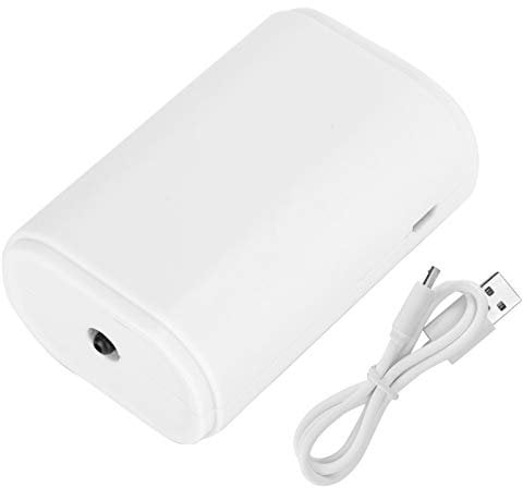 Pssopp Aquarium Air Pump USB Rechargeable Fish Tank Air Pump Ultra Silent Energy Saving Oxygen Pump for Fresh & Saltwater with Single Outlet(ZY-N08)