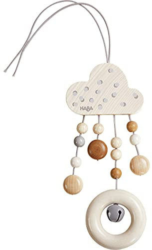 HABA 305983 - Hängefigur Pünktchen, Hängefigur ab 6 Monaten, made in Germany, Beige