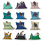 HomeIdeal - Sitzsack 2-in-1 Funktionen Riesensitzsack für Erwachsene & Kinder - Gaming & Entspannen - Indoor & Outdoor da er Wasserfest ist - mit EPS Perlen, Farbe:Marineblau, Größe:140x180 cm