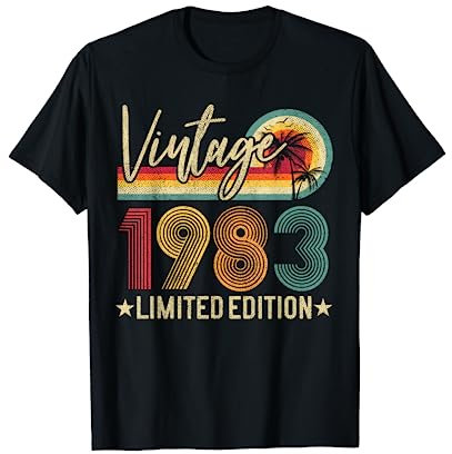 Edizione limitata 1983 regalo di compleanno - uomo donna vintage Maglietta