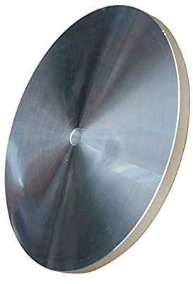 Polierscheibe aus Aluminium, flach, 150 mm/200 mm, für Edelstein-Schleifmaschine, Edelstein-Facettiermaschine (150 x 10 mm)
