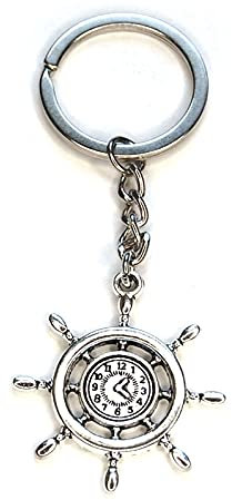 AXLorange Schlüsselanhänger Steuerrad, Kapitän, ca. 4cm Durchmesser
