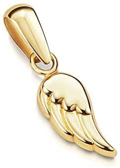 Goldanhänger, Kettenanhänger Engelsflügel - 333 Gold