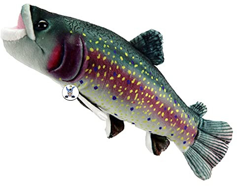 Forelle Kuscheltier Fisch Regenbogenforelle Lachsforelle Plüschtier Splash - Kuscheltiere*biz