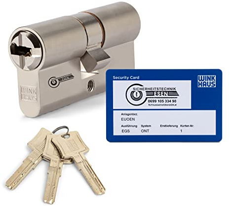 Winkhaus keyTec N-tra Profil-Doppelzylinder Zutrittsorganisation, Schließsysteme für Eigenheime, Objekt- und Wohnungsbau Einzelschließung, Gleichschließend oder als Schließanlage - verschiedene Längen