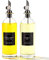 Molimoli Ölspender Flasche für Küche, Automatischer Ausgießer, Dünne Glasflasche für Küche, Olivenöl Krug, | Set mit 2 - Schwarz