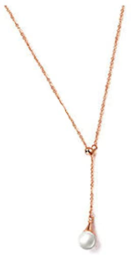 Womens Necklaces Mama, Rose Gold Necklace Pearl with 18K Luxurious Ladies Necklace Gift