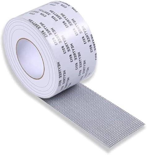 Abauoat Band Fiberglas Maschen Flecken Wasserdichtes Band fliegengitter reparatur set reparatur klebeband wasserdicht,50mm x 5cm fiberglas fliegengitter Klebeband Bildschirm für fliegengitter fenster