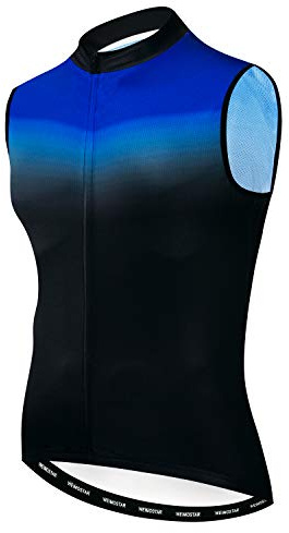 Fahrradweste für Herren, ärmellos, Fahrradtrikot