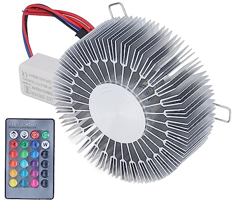 Sun Flower Wandleuchte 3W RGB LED Aluminium Wandleuchte mit Fernbedienung für Schlafzimmer Nachttisch Wohnzimmer 85‑277V Innen Smart