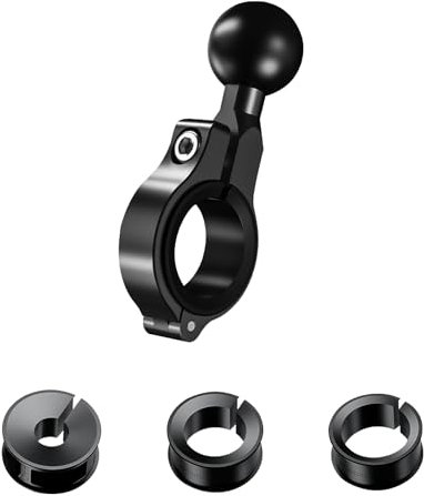 iHYTOON Supporto a sfera da 1 pollice compatibile con Ram Mount Supporto per cellulare moto accessori bici profilo in alluminio (R3-1)