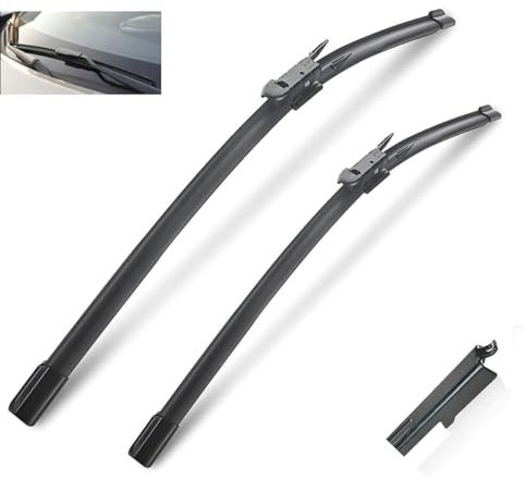 Scheibenwischer vorne, kompatibel mit BMW 3er E90 E91 F30 F31 F34 F35 F80, Windschutzscheibe, Windschutzscheibe, Fenster, Regenbürsten, 24 Zoll + 19 Zoll
