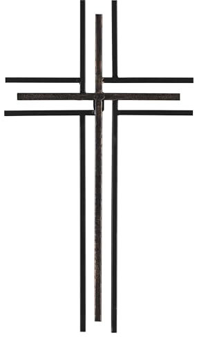 Dicksons MWC-410 Abstrakte Linien Schwarz 18,75 x 10,6 Metall Wand Kreuz Home Decor Dekoration