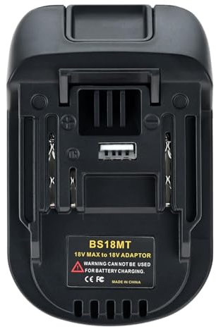 gohantee BS18MT Batteriekonverter, Elektrowerkzeug-Batterie-Adapter-Konverter, 18 V schnurloser Werkzeug-Batterieadapter, Ersatz für Makita BL1850 BL1840 BL1830 BL1820 BL1815N