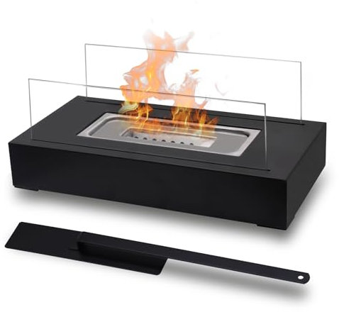 Table Top Fire Pit, Tabletop Fire Pit, Portable Indoor/Outdoor Mini Small Tabletop Fireplace for Home Patio Table Decor, Gifts for Women, Wedding Gifts, Housewarming Gifts