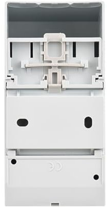 Interruptor Horario Mecánico de 24 Horas Instalación en Riel DIN con Interruptor Manual Cubierta Antipolvo Transparente para Alumbrado Público Fuentes de Ventilación Vallas