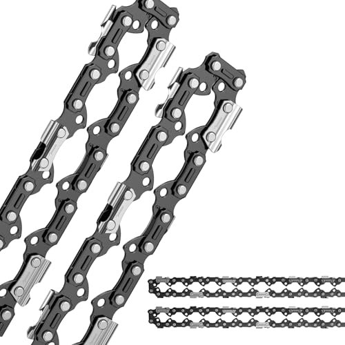 Aicoya 2 Catene per Motosega 3/8LP 57 Maglie 1.3mm 40cm 050