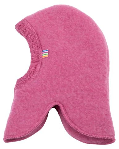 Joha Baby Kinder Schalmütze Wollfleece Merinowolle, Größe:50, Farbe:pink