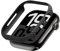 pitaka Schutzhülle für Apple Watch 10 (42mm) Ultradünne und Leichte Hülle mit Umfassender Schutz aus Aramidfaser Langlebige und Kratzfeste Hülle Minimalismus [Air Case] Schwarz/Grau