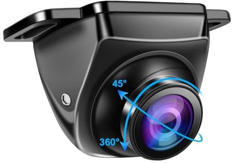 OBEST AHD 1080P Rückfahrkamera, 360° Drehbar Rückfahrkamera Auto, IP68 Wasserdicht Auto Rückfahrkamera Universal 12V, Nachtsicht 170° Weitwinkel für LKW, Auto, SUV, Wohnwagen, Van, Pickup