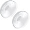 GXGM Coppette Raccoglilatte-Proteggi Capezzolo per l'allattamento, senza Bisfenolo A (BPA), in morbido silicone con fori di ventilazione, conchiglie per l'allattamento riutilizzabili, 2 pezzo