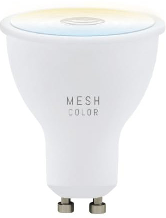 Eglo connect.z Smart Home Lampadina LED GU10, ZigBee, app e controllo vocale Alexa, dimmerabile, colore luce regolabile, luce bianca calda e fredda, 345 lumen, 4,9 W