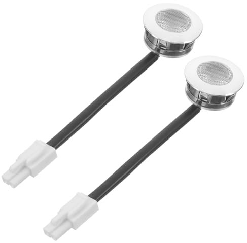 EXHUMKY 2stücke Led Dunstabzugshaubenlicht Hohe Helligkeit Led Lampen Für Unterschrankbeleuchtung Schattenfrei Kochbereich Beleuchtung Installieren