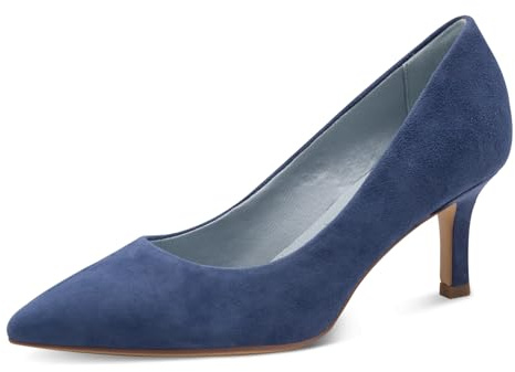 Tamaris Damen Klassische Pumps, Frauen Pumps,TOUCHit-Fußbett,Glitzer,Grey,Gruen,komfortable,laessig,langlebig,leger,Nude,Papaw,Blue,41 EU