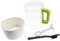 KICHOUSE Juego de 4 Filtros de Plástico para de Leche de de 1,5 L Colador Multifuncional Incluye Taza y Varilla para Filtrar Leche de Nueces y Yogur